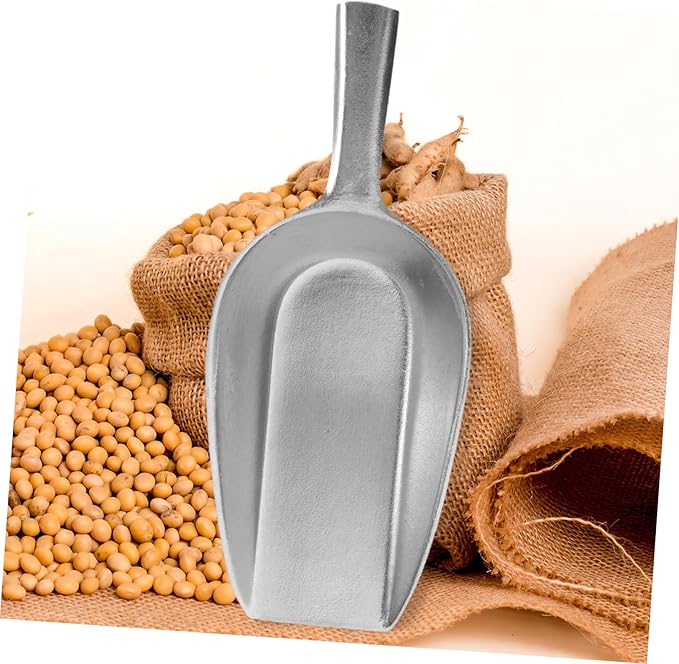 Food Scoops Metal Feeding Scoop for Grain Shovel Strong and Aluminum Design