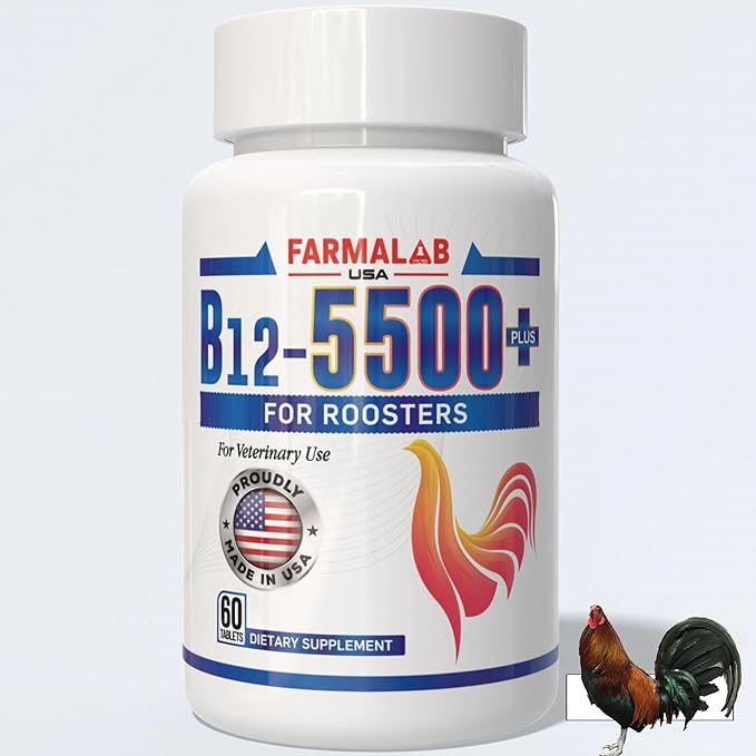 FARMALAB Ener-Gize Energy Booster for Rooster Natural Multivitamin - Liquid 60 MLL