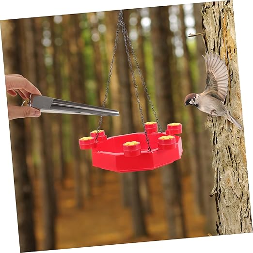 CHILDWEET Stainless Steel Feeder Bird Food Scoop Pet Feeder Tool Heavy Duty Bird Feeding Scoop