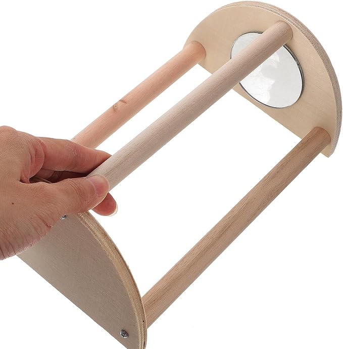 Kichvoe Wooden Chicken Stand Chicken Brooder Perch Roosting Bar Strong Chick Roost Wood Training Stand for Coop and Chick