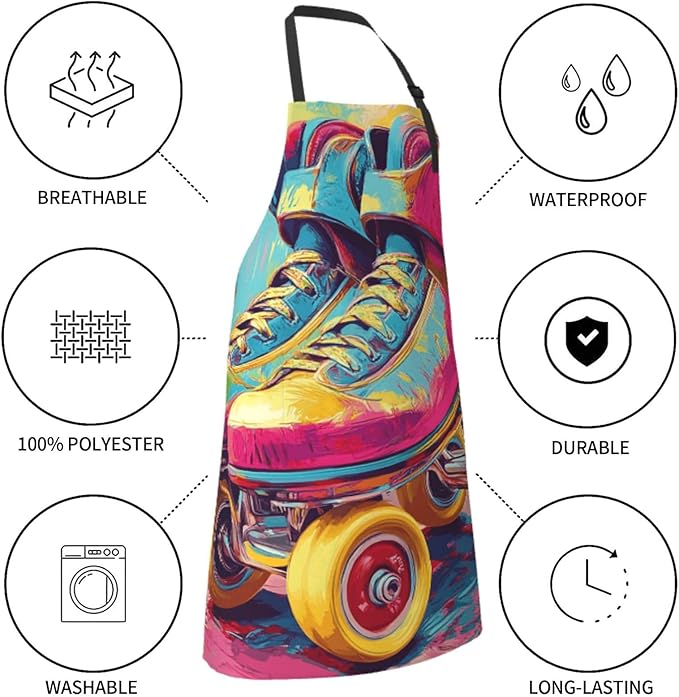 Waterproof Aprons for Women Men Adjustable Bib Tractor farm Apron Chef Cooking Aprons for Kitchen
