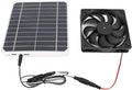 Solar Exhaust Fan, 20W Quiet Monocrystalline Solar Panel Ventilation Fan with Bracket for Chicken Coop Pet House