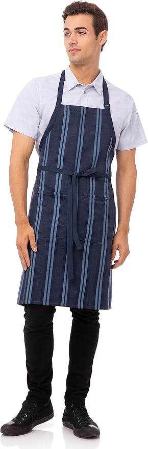 Chef Works Unisex Presidio Bib Apron