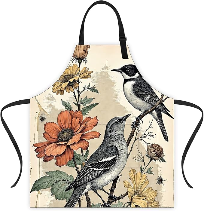 Apron Adjustable Waterproof with Two Deep Pockets Wowen men for Summer BBQ Pool Parties & Resorts