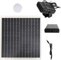 Solar Panel Heater, Efficient Portable Rechargeable Solar Heater Fan, Chicken Coop with Battery Kit for Home, Car, Greenhouse, Pet House, Shed, Animal Shelter