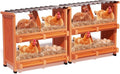 Chicken Nesting Boxes,8 Compartments Wooden Nesting Boxes for Chickens,Laying Boxes for Hens Ducks Poultry Protect Eggs Chicken Coops Easy Egg Collection (8 Hole)