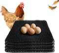 Washable Nesting Pads for Chicken Coop, Chicken Nesting Boxes for Laying Eggs, Laying Pads for Hens, Reusable Nest Mats, Black 4 Count