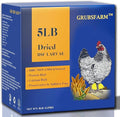 GRUBSFARM Black Soldier Fly Larvae 5LB, 100% Natural Non-GMO Molting & Laying Supplement for Hens