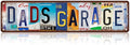Vintage Dad's Garage Metal Tin Signs Street Signs Home Wall Decor Gift for Father 16 x 4 Inches