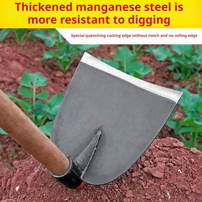 Garden Hoe,All-Steel Hardened Sharp Durable Garden Weeding Tools without Handle,Garden Edger Weeder Portable Household Vegetable Garden Shovel for Backyard Loosening Farm Planting Weeding (205)