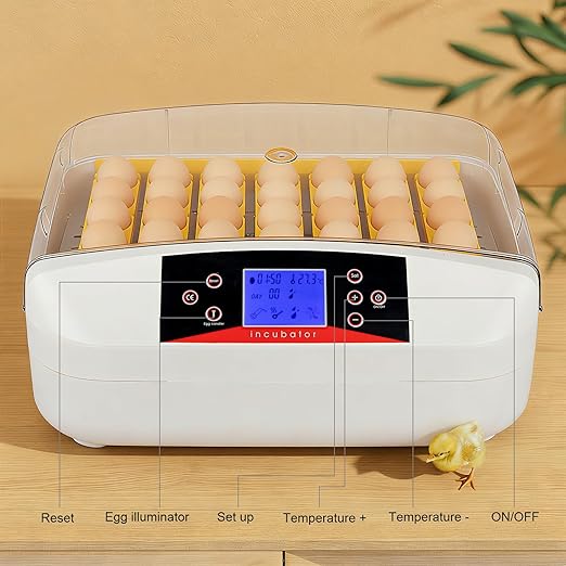 Winado Incubators for Hatching Eggs, 41 Egg Incubator with Automatic Egg Turning & Temperature Control, Egg Candler, and Day Counter for Chicken, Duck, and Quail Eggs Hatching