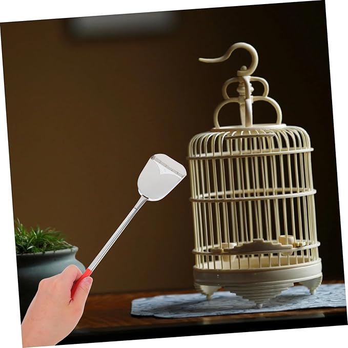 2pcs Multi-Function Bird Cage Cleaning Brush Scoop Set Pet Cage Accessories Home Cleaning Brush for Birds Dogs Chickens