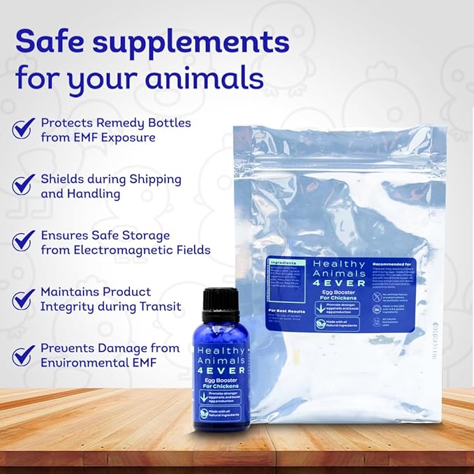 HealthyAnimals4Ever HA4E - Chicken Egg Booster Supplement - Supports Stronger Eggshells & Stress Relief - Highly Effective Homeopathic Formula - Natural Egg Strengthening Tablets - 300 Count