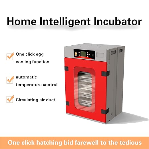 Poultry Breeding Incubator, Automatic Digital Egg Incubator with Temperature Control, 400 Eggs Capacity, 360° Roller Flipping, for Hatching Chicken Duck Goose Quail Birds (400 Pieces)