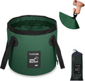 Luxtude Collapsible Bucket with Handle, Portable 5 Gallon Bucket for Camping, Fishing, Beach, Gardening, RV & Outdoor Emergency, Heavy-Duty & Ultra Lightweight Water Storage Container