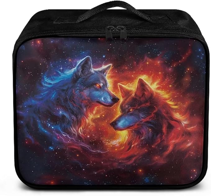 Rnyleeg First Aid Kits for Businesses Empty First Aid Bag Home Car Camping Hiking Adventure Medical Kits for Men Medium Travel Emergency Bag Wolf