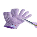 2 Pairs Cut Resistant Gloves for Kids 4-6 Years, Level 5 Protection Cutting Gloves Food Grade for Cooking, Whittling, Wood Carving, Gardening and DIY(Violet-XXXS)