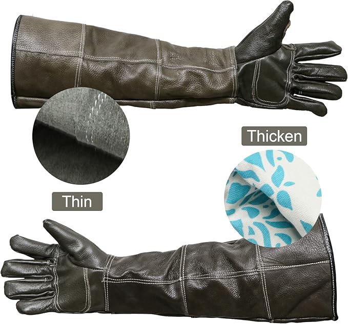 Multipurpose Pet Glove for Grooming,Trips to Vet, Animal Handling,Puncture & Scratch Resistant, Water Resistant