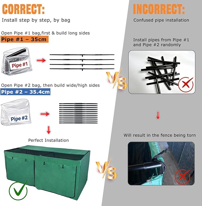 Brooder Box for Chicks, Chicken Run Large Chick Starter Kit Portable Brooding Pen with Breathable Mesh&Waterproof Pad Outdoor Indoor