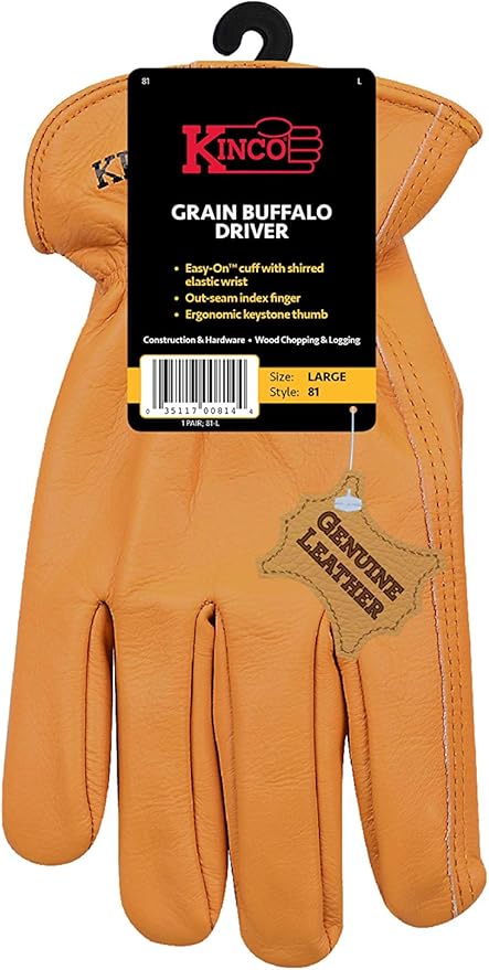 Getting Fit 35117008144 Kinco 0 Unlined Buffalo Glove, Large