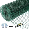 Tongmo Hardware Cloth, Chicken Wire Fencing, 19 Gauge Galvanized Wire & 1"x1" Mesh Size Welded Wire Roll Garden Fence, Poultry Netting for Rabbit/Duck/Chicken Coop (36" x 100')
