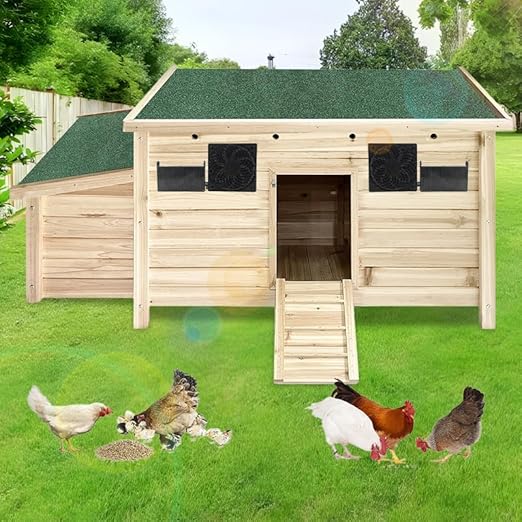 12V DC 1.8W Solar Charging 4.72-inch Fan Provides Exhaust Ventilation and Cooling for The pet House