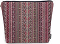 Paisley Stripe Cosmetic Bags For Women, Abstract Ethnic Paisley Floral Boho Makeup Bag Toiletry Bag Accessories Organizer Storage Bags Makeup Pouch For Travel Business Gym Camping Bathroom