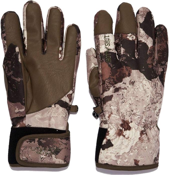HOT SHOT Men’s Camo Predator Gloves – Veil-Cervidae Outdoor Hunting Camouflage Gear