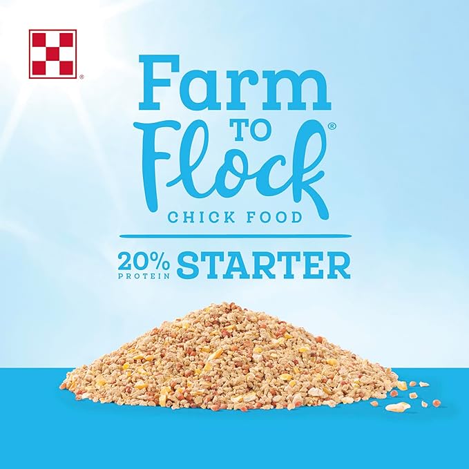 Purina® Farm to Flock® 20% Starter Chick Food, 10 Pound Bag