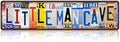 Vintage Little Man Cave Wall Decor Play Room Street Signs Kids Metal Tin Signs 16 x 4 Inches