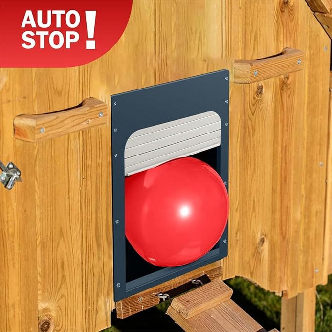 Automatic Chicken Coop Door Solar Powered Chicken Coop Accessories with Timer & Light Sensor Mix 4modes, Remote Control Anti-Pinch Auto Switch Waterproof Aluminum Chicken Door,Gray
