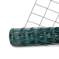 Fencer Wire 16 Gauge Green Vinyl Coated Welded Wire Mesh Size 2 inch X 3 inch