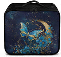 Rnyleeg Portable First Aid Kit College Medical Kit for Dorm Emergency Medical Trauma Bag Home Car Camping Hiking First Aid Bag Empty Floral Butterfly Moon Print