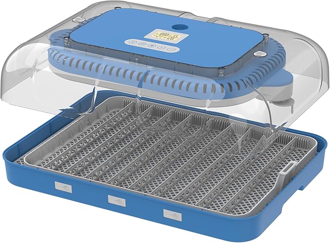 Egg Incubator for Hatching 70 Chicken, Duck, Quail & Goose Eggs – Automatic Egg Turner, Humidity & Temperature Control, Built-in LED Candler, Auto Water Refill, 360° Clear View Digital Poultry Hatcher