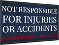 Funny Metal Tin Sign – Vintage Wall Decor for Garage, Bar, Man Cave, or Workshop, Humorous Warning Style Plaque, 12x8 Inch