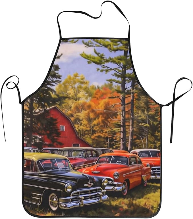 Aprons For Women Men With Pockets Adjustable Kitchen Chef Apron For Cooking Waitress Bbq Coffee House 28" L*21" W