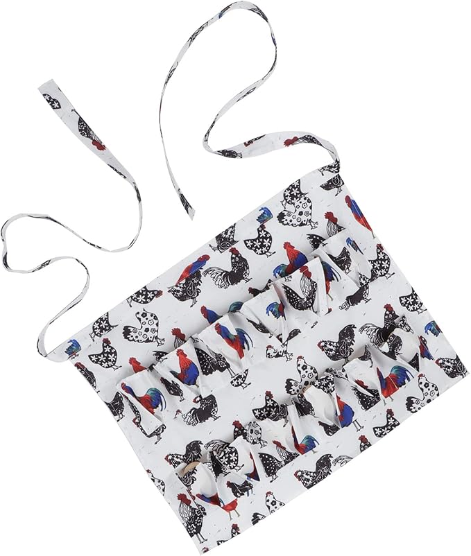 Eggs Collecting Apron With Multiple Pockets For Chicken Duck Goose Quail Egg Gathering Farmhouse Supplies 8 Pocket Design (2 L)