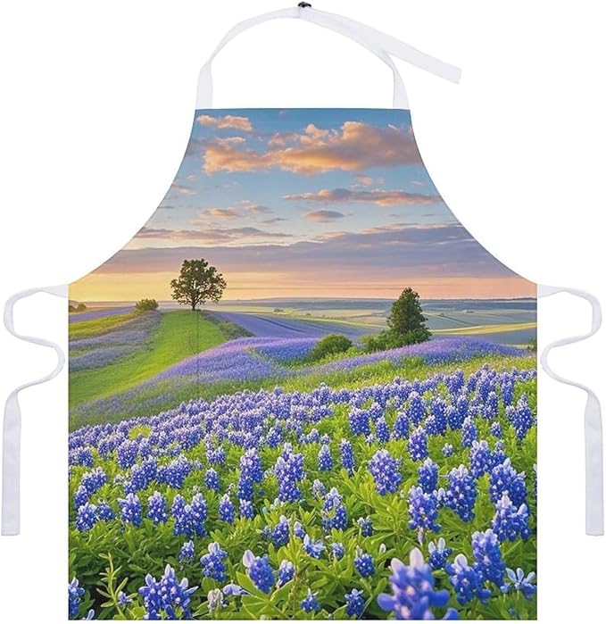 Waterproof Apron Adjustable Bib Aprons with Pockets Smiling Apron Kitchen Aprons for Women Men