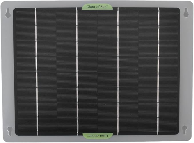 Jiawu Solar Panel Fan Kit, 100W 12V Dual Exhaust Fan, Solar Powered Fan for Small Chicken Coops, Greenhouses, Sheds, Pet Houses