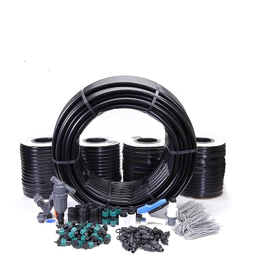 Dripworks Drip Tape Irrigation Kit for Watering Row Crops in Farms - Waters Upto 40 100' Rows (1/4 Acre) | Agricultural Grade Components | Trusted Brand Since 1991