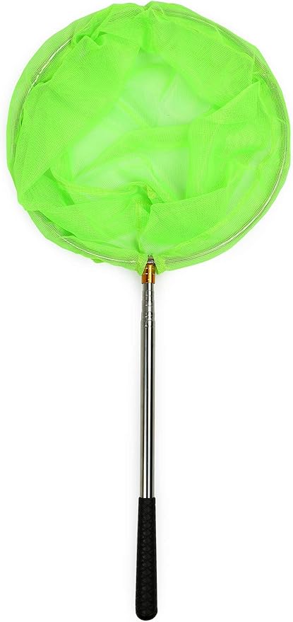 RESTCLOUD Bait Net and Fishing Landing Net with Telescoping Pole Handle Extends to 59 inches
