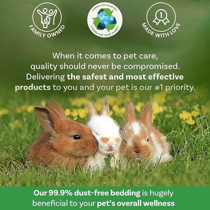 Greaton Premium Natural Pine Animal Bedding - Dust-Free, Soft Shavings, Kiln-Dried & Heat-Treated for Indoor and Outdoor Pets