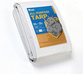 GUARD SHIELD White Tarp 20x25 Feet Medium Duty All Purpose Poly Tarps Cover 7mil