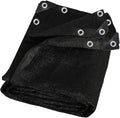90% Heavy Duty Shade Mesh Tarp Shade Cloth Taped Edge with Grommets - for Outdoor Plant Cover,Patio,Tomatoes Barn Kennel,Greenhouse (Black, 20 ft X 30 ft)