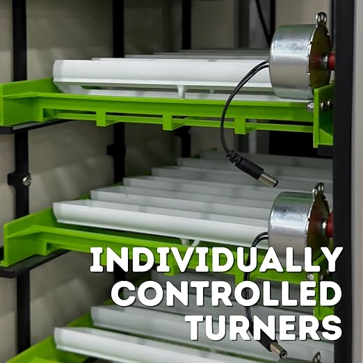 Incubators for Hatching Eggs – 180 Egg Incubator Setter & Hatcher with Automatic Turner & Digital Humidity Control Cabinet, Large Chicken Incubator & Quail Egg Incubator by Hatching Time