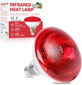 LUCKY HERP Infrared Heat Lamp for Chickens - 250 Watts Red Heat Lamp Bulb 1 Pack, Heat Light Bulb for Brooder Coop, Food Service, Chicks, Pet, Reptile