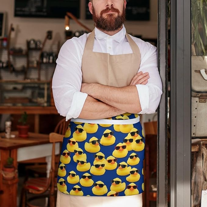 Server Waitress Waist Apron Cooking Kitchen Restaurant Aprons for Women Men