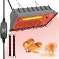Chicken Coop Heater Lamp,250W Brooder Heating with Temperature Control Adjustable Hanging Height for Chicken,Cat Bed,Dog Kennel,Reptiles & Incubators,Poultry Heating Warm in Winter