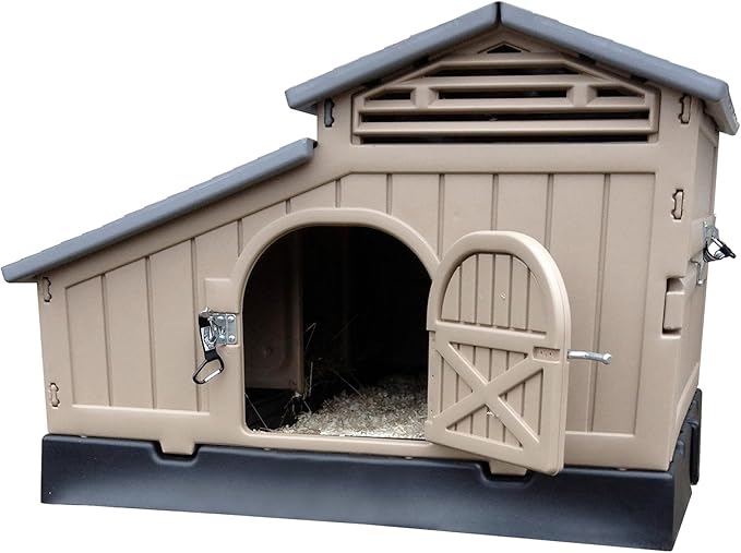 SnapLock Formex Standard Chicken Coop for 4 Chickens – Durable Plastic Hen House with Easy Assembly, Ventilation, Removable Tray & Walk-in Access | Lightweight Outdoor Casa para Gallinas
