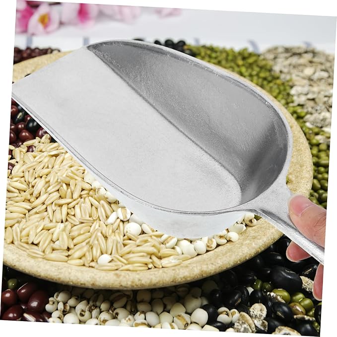 Food Scoops Metal Feeding Scoop for Grain Shovel Strong and Aluminum Design